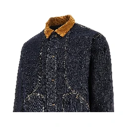 'Berry' denim overshirt