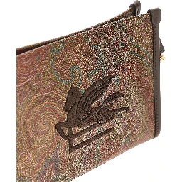 Paisley pouch with Pegaso patch