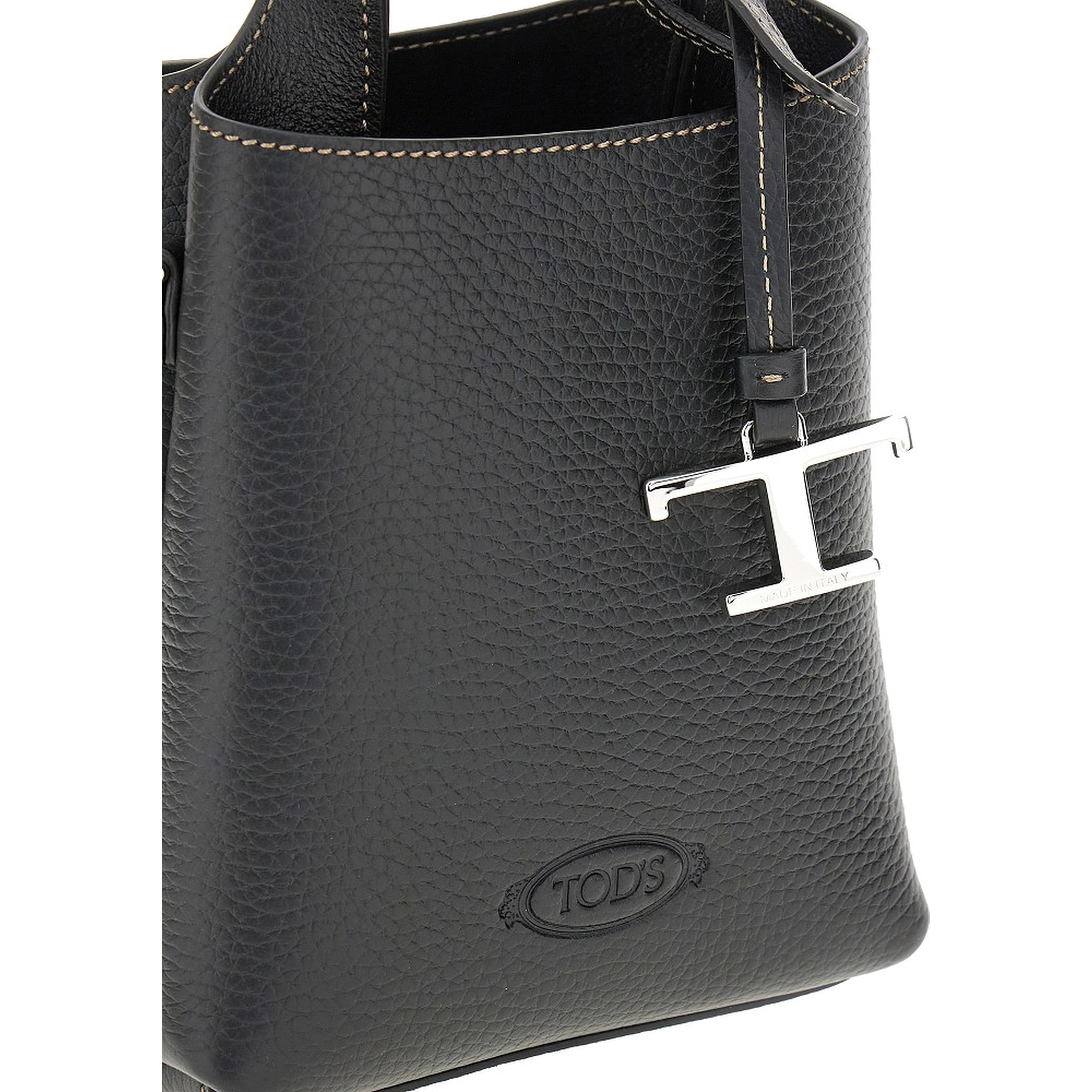T Timeless charm leather micro bag