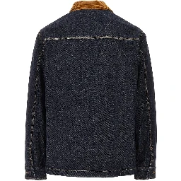 'Berry' denim overshirt