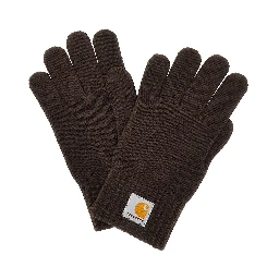 'Watch' knitted gloves