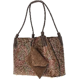 Small 'Libra' Paisley shopping bag