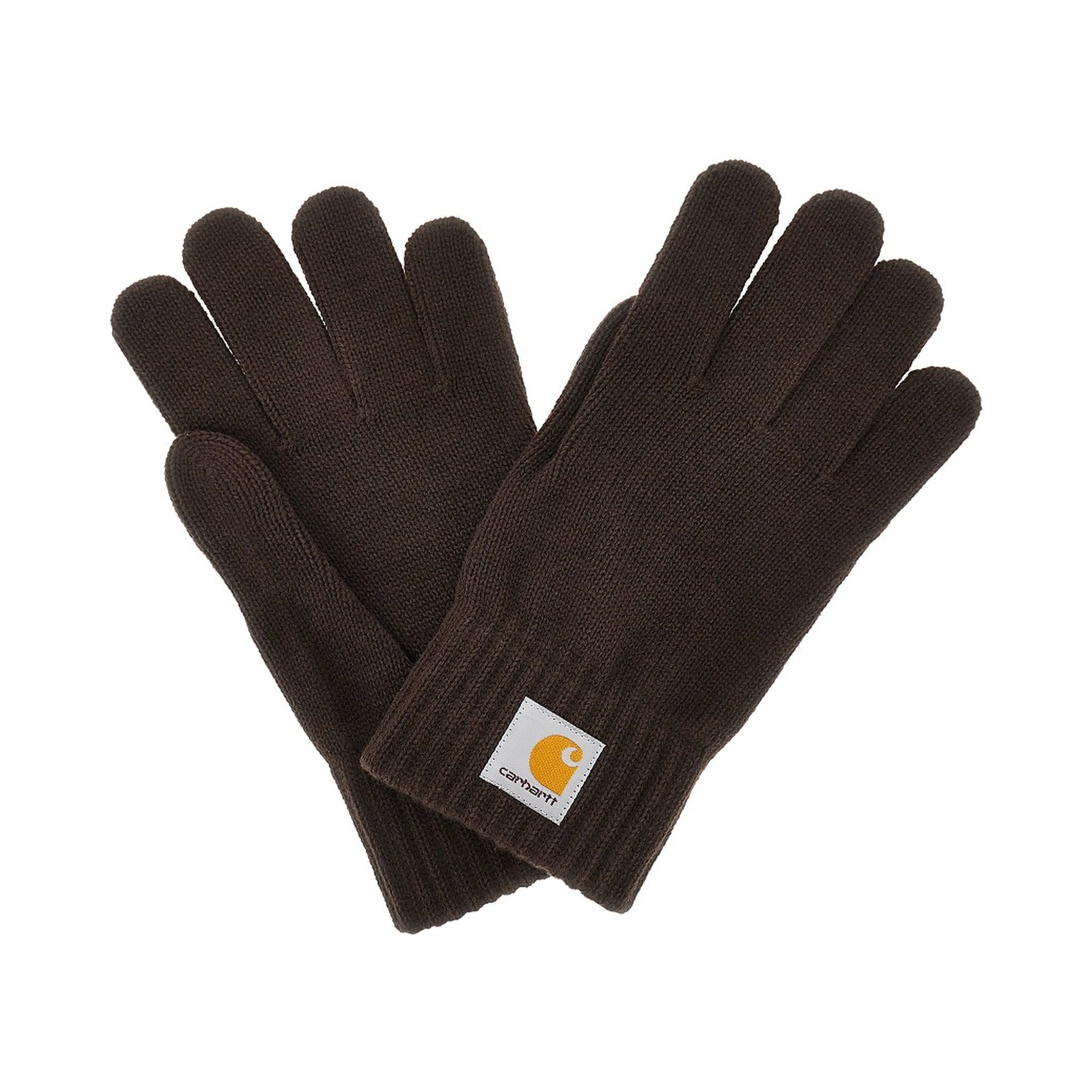 'Watch' knitted gloves