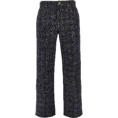 Check denim Loose Fit jeans