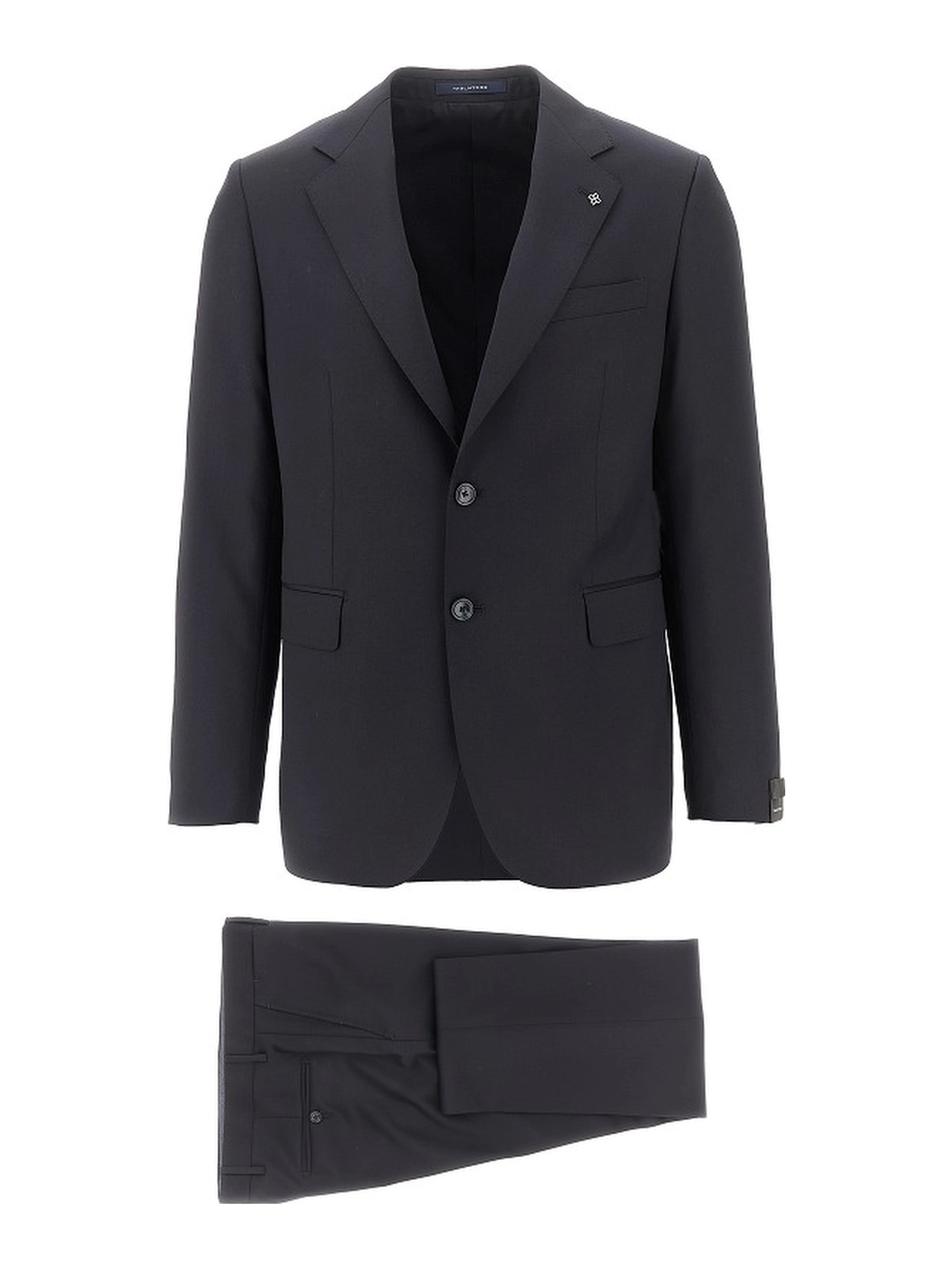 Virgin wool two-pieces tailored suit