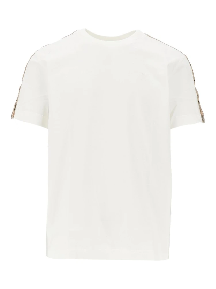 T-shirt with Check trimmings