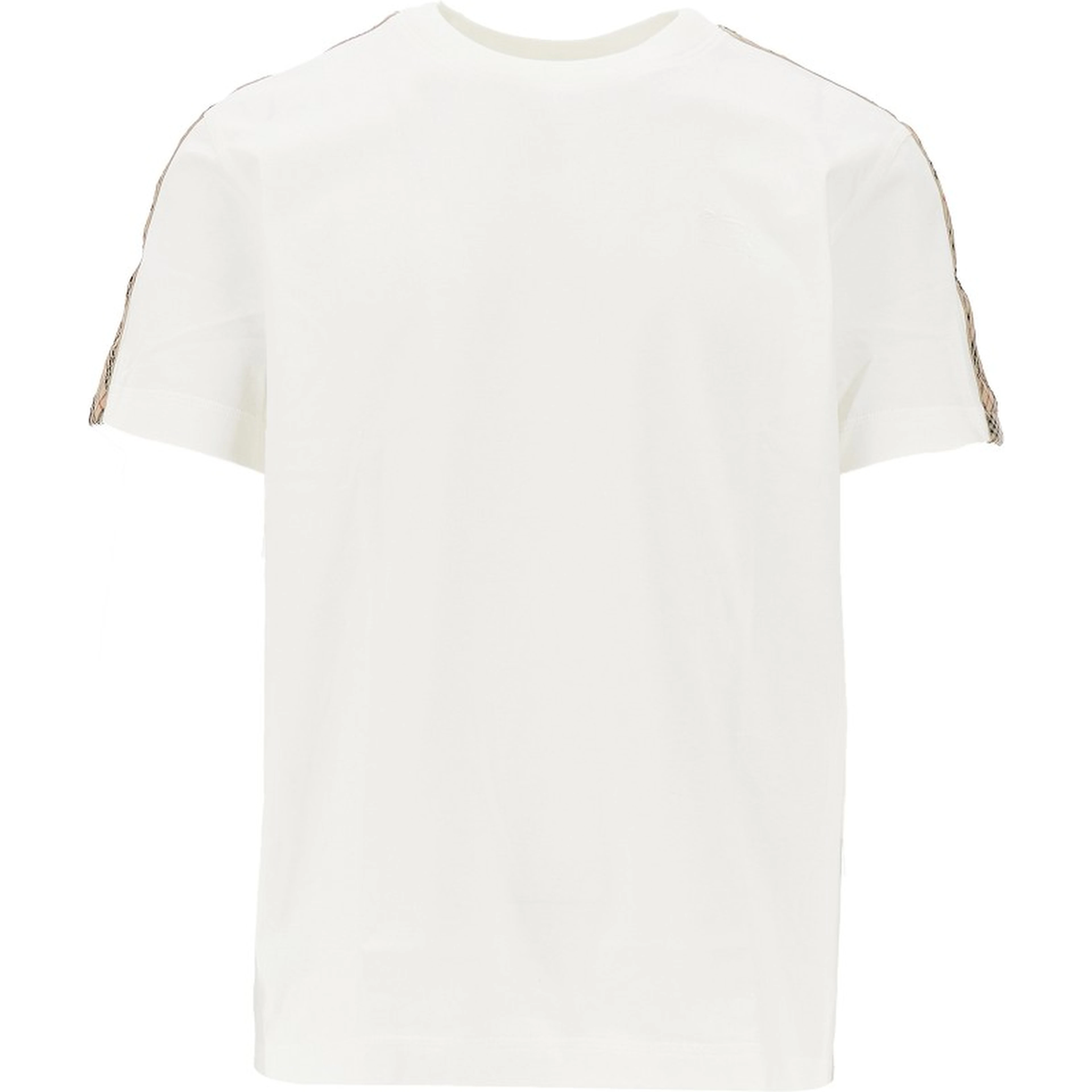 T-shirt with Check trimmings