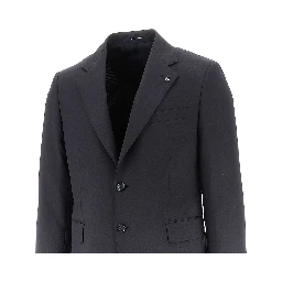 Virgin wool two-pieces tailored suit
