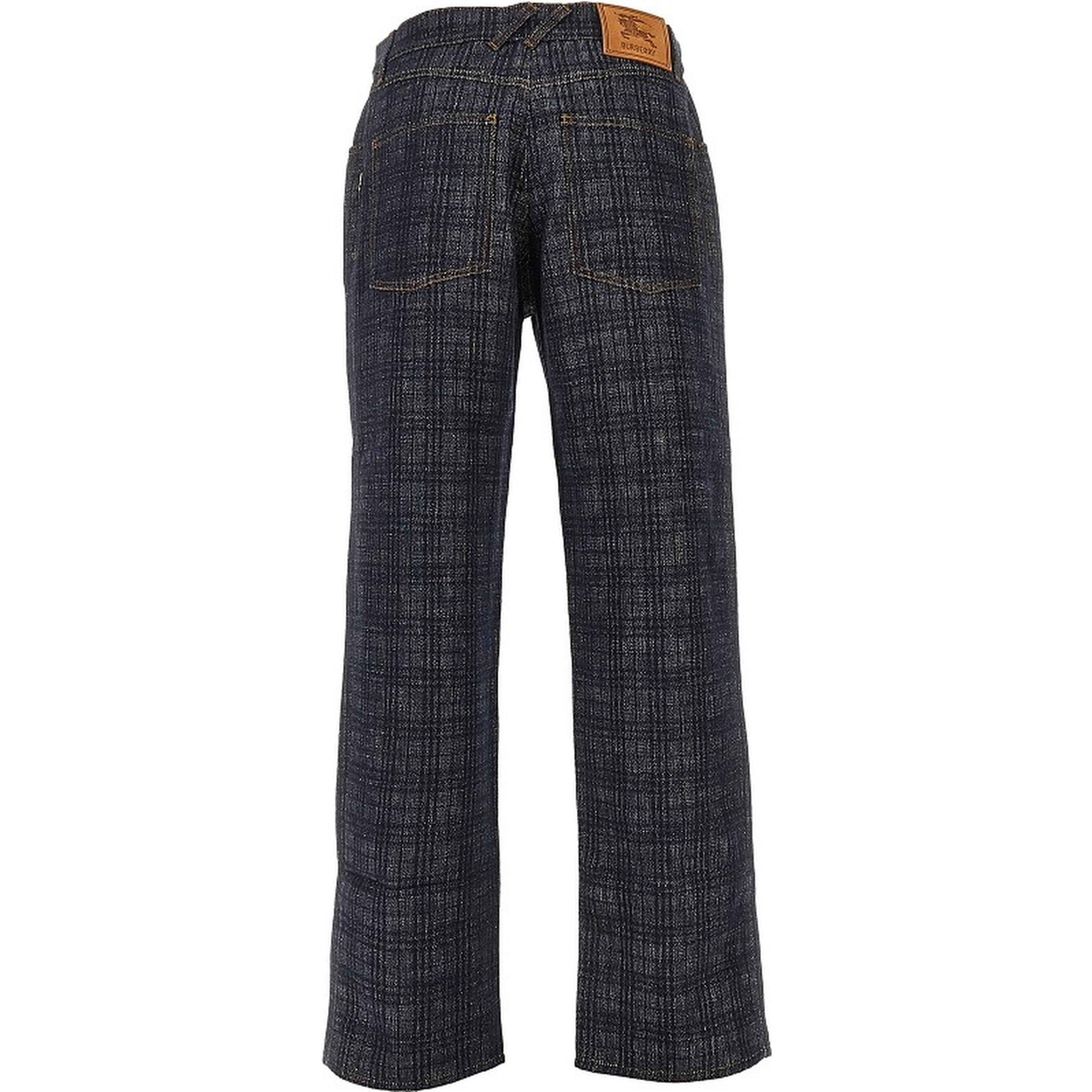 Check denim Loose Fit jeans