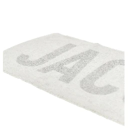 Jacquard logo wool scarf