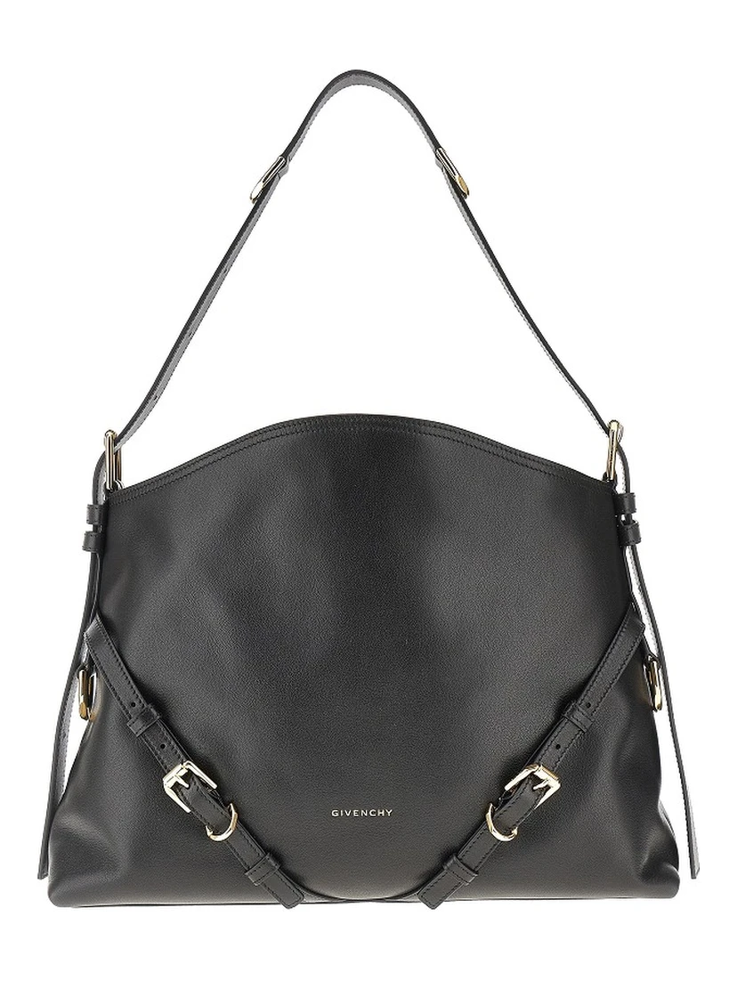 Leather medium 'Voyou' bag