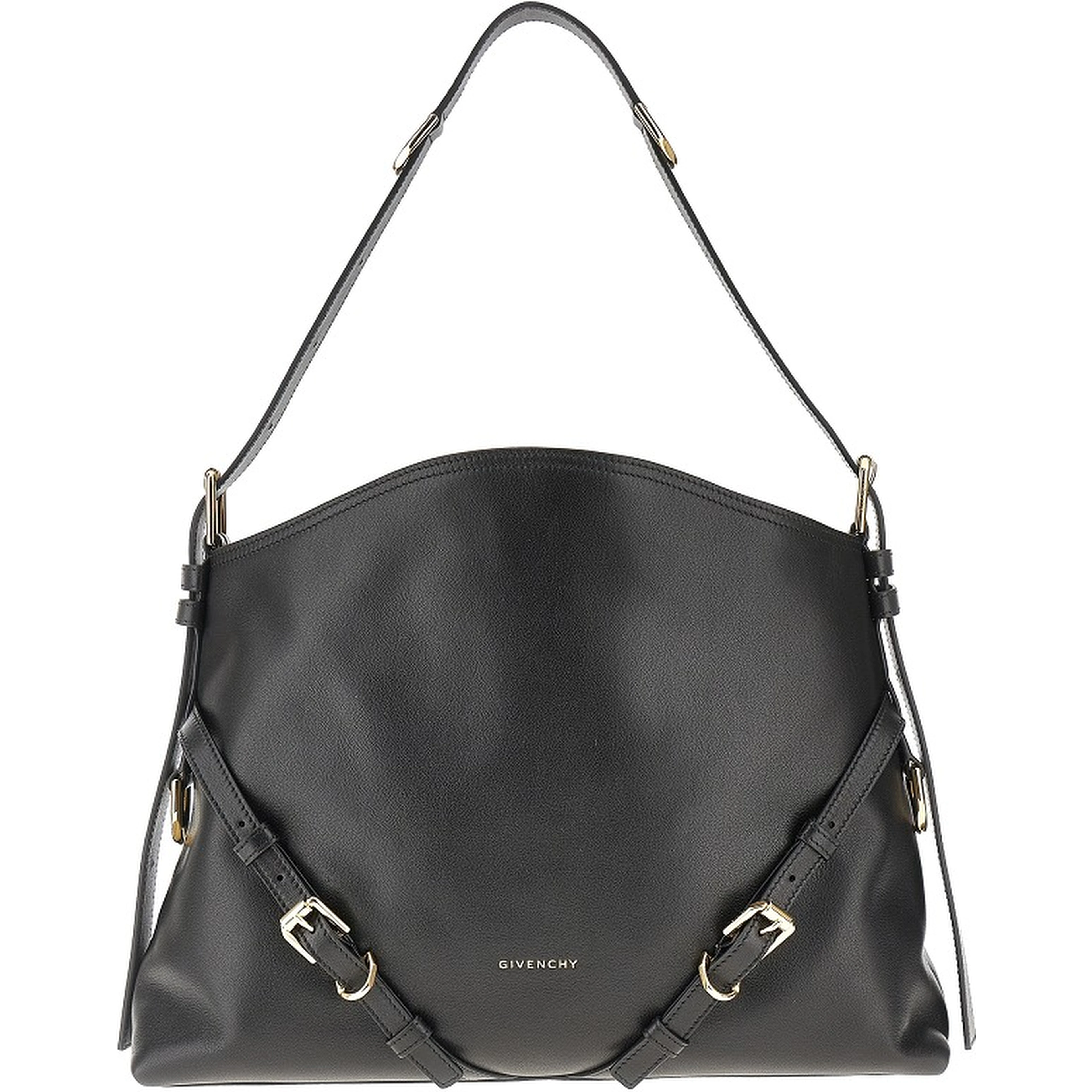 Leather medium 'Voyou' bag