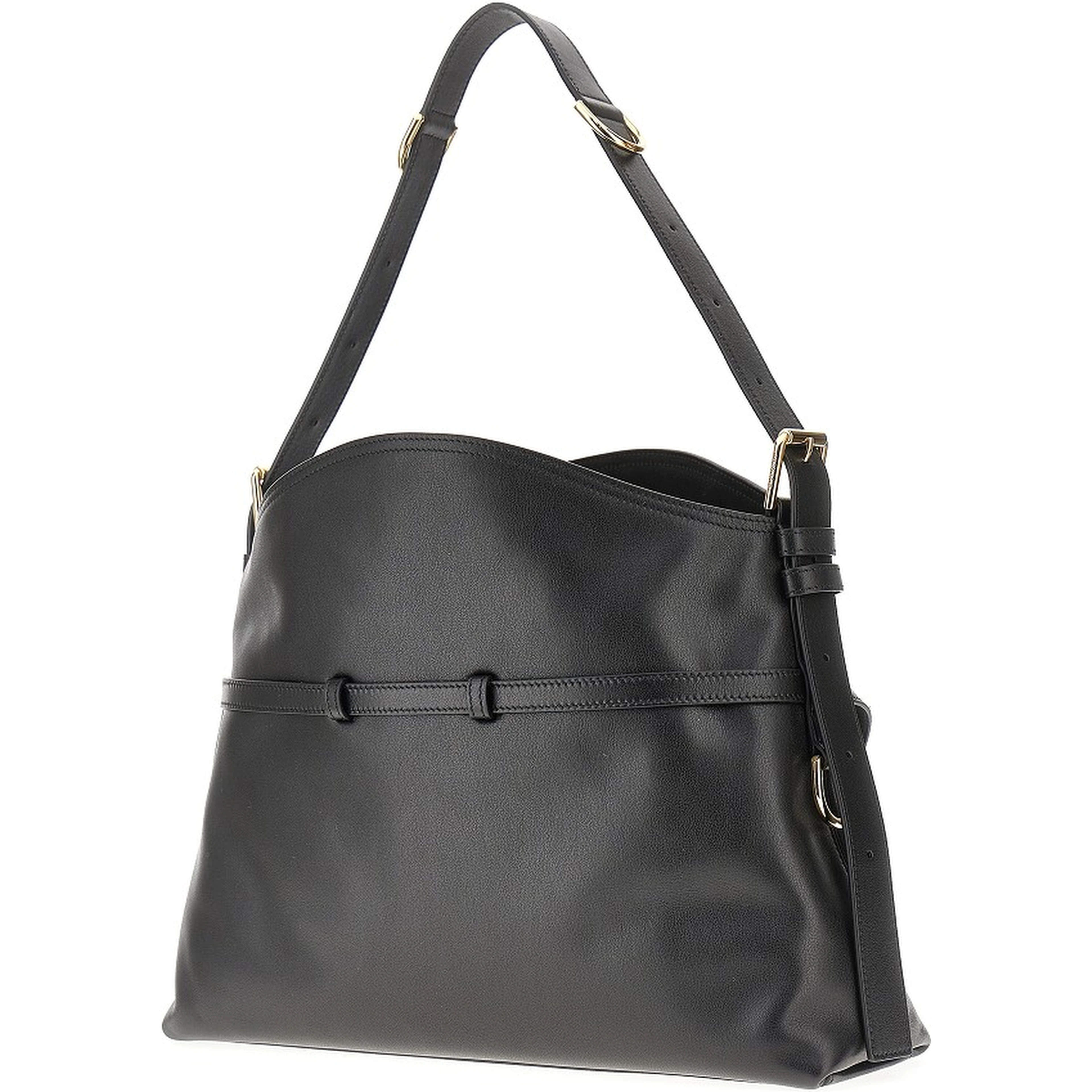 Leather medium 'Voyou' bag