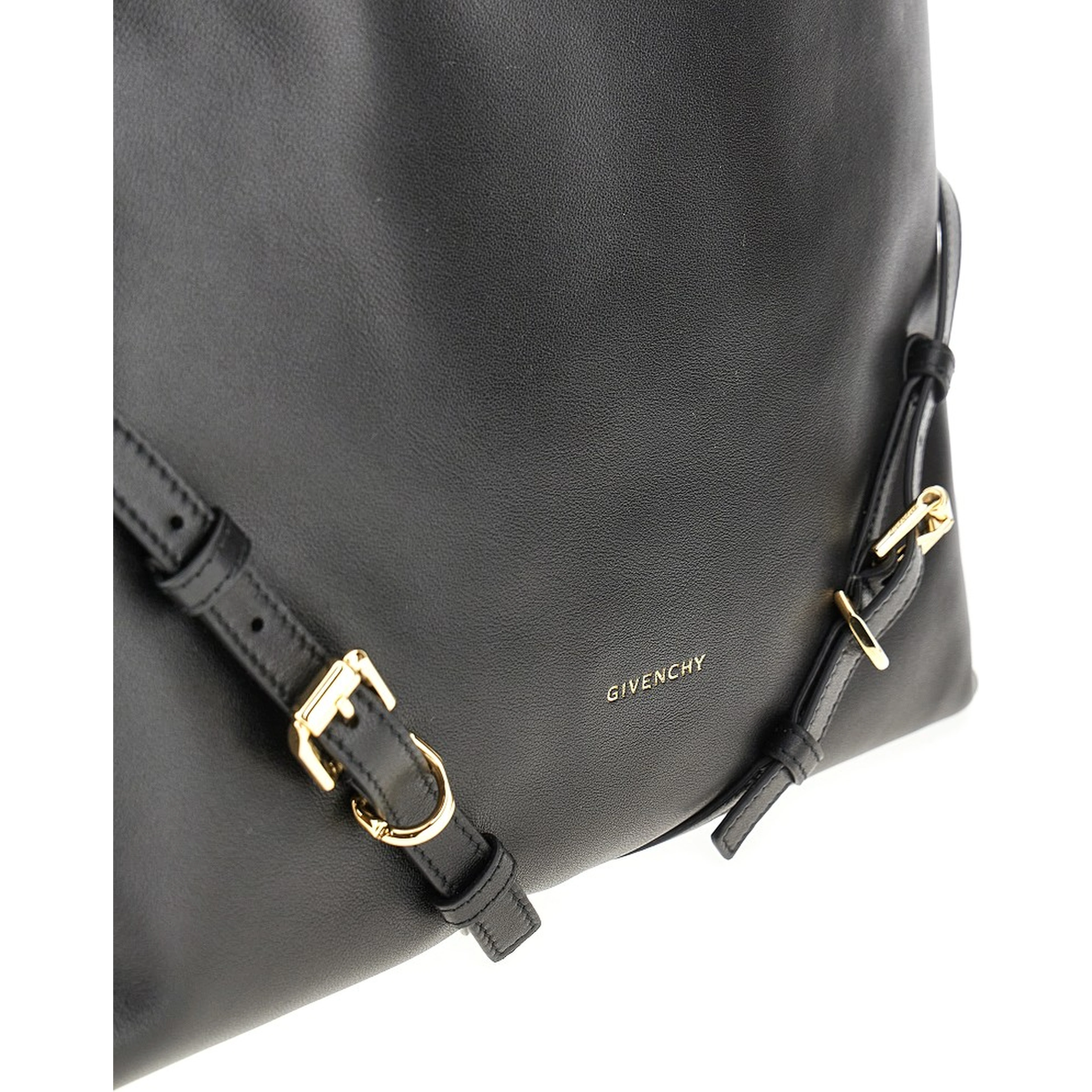 Leather medium 'Voyou' bag