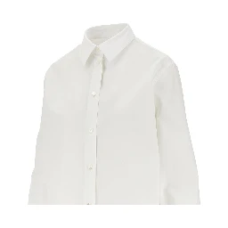 Poplin shirt with EKD embroidery