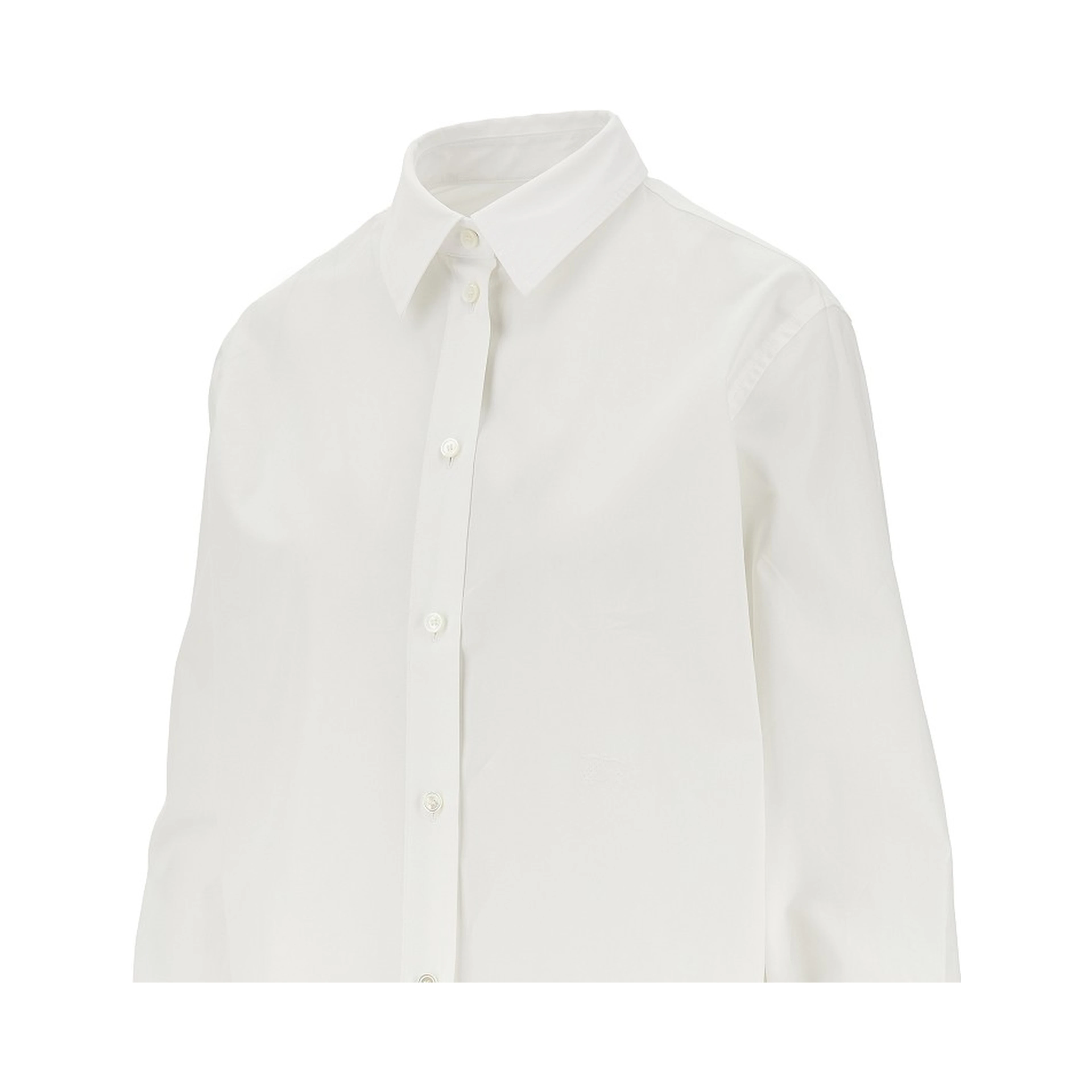 Poplin shirt with EKD embroidery