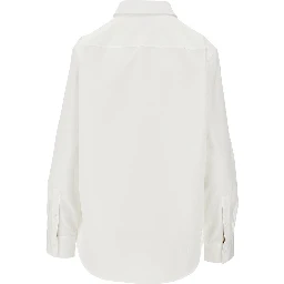 Poplin shirt with EKD embroidery