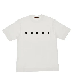 Cotton t-shirt with logo print