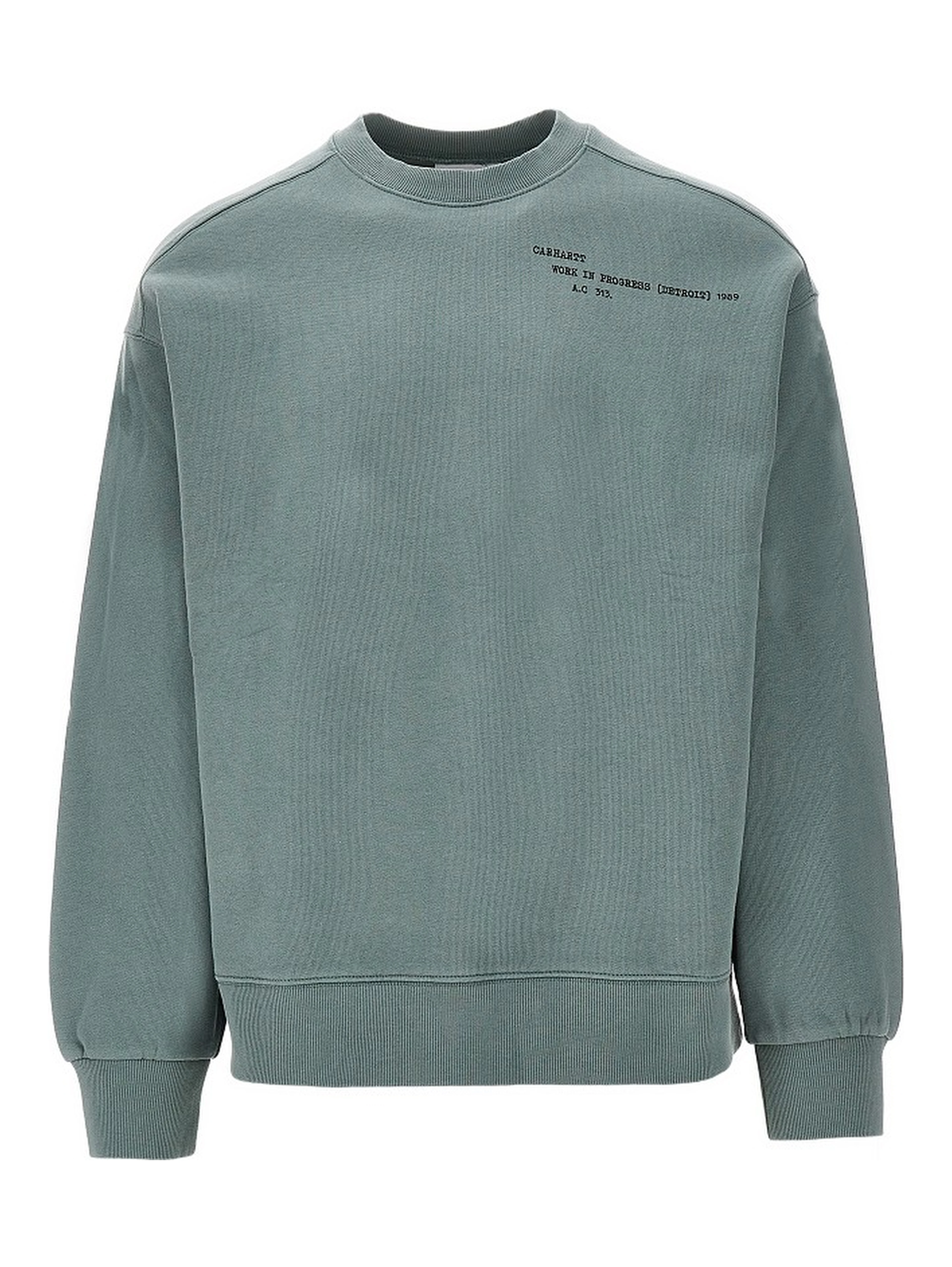 'Punched' crewneck sweatshirt