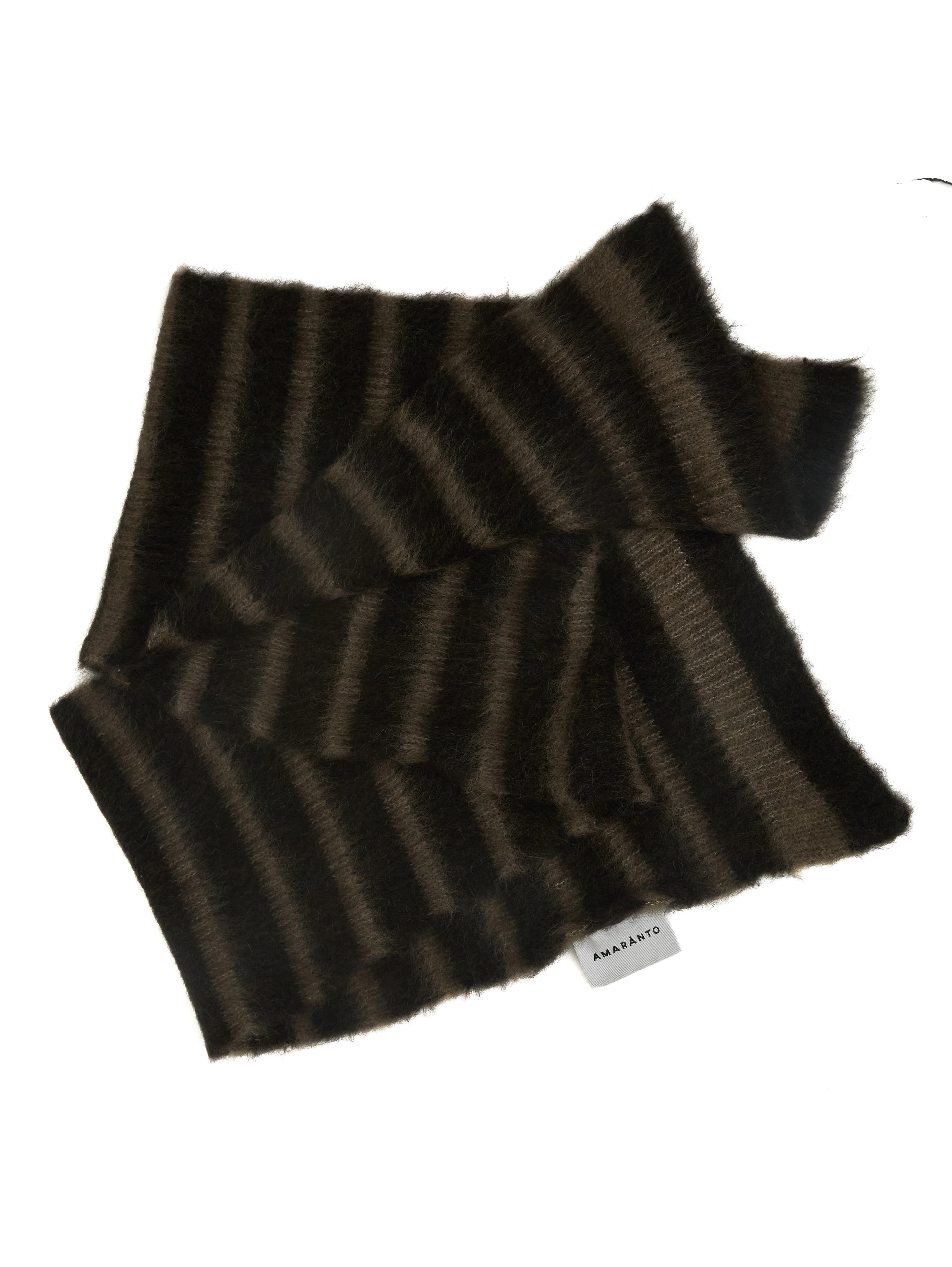 Sciarpa In Lana, Alpaca A Righe