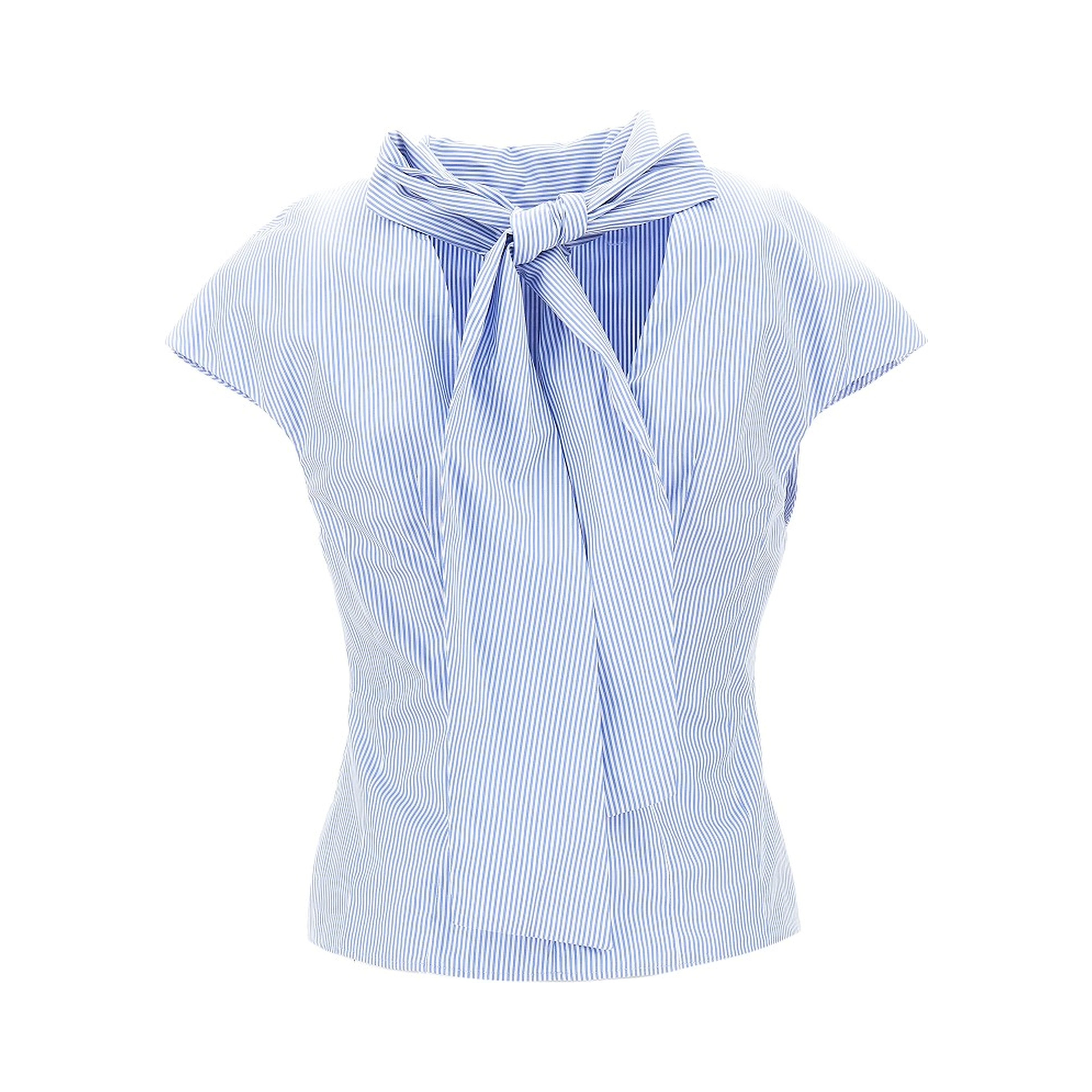 'Arielle' striped poplin top