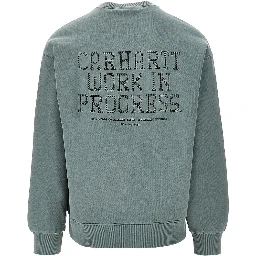 'Punched' crewneck sweatshirt