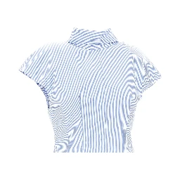 'Arielle' striped poplin top