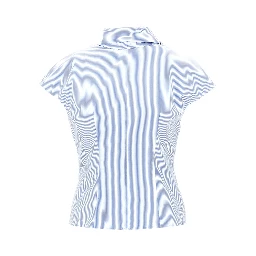 'Arielle' striped poplin top