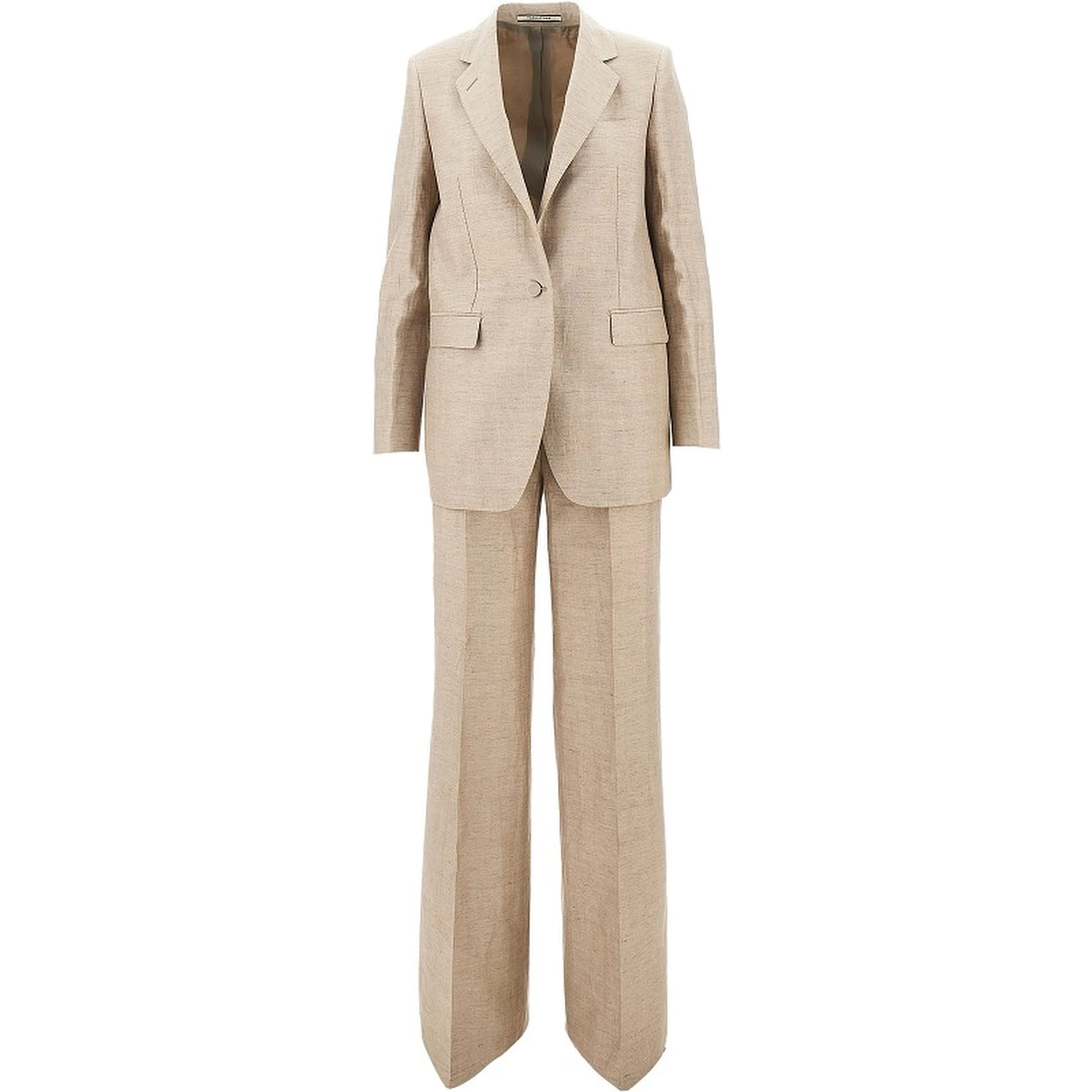 'Adrianne' linen-blend tailored suit