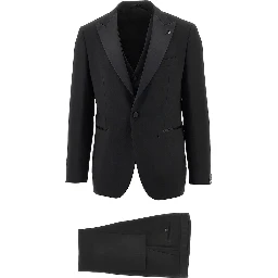 Super 120's wool tuxedo suit