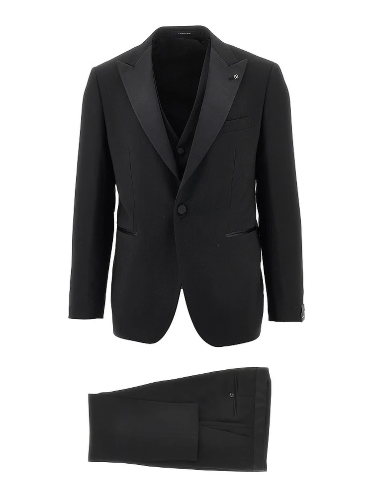 Super 120's wool tuxedo suit
