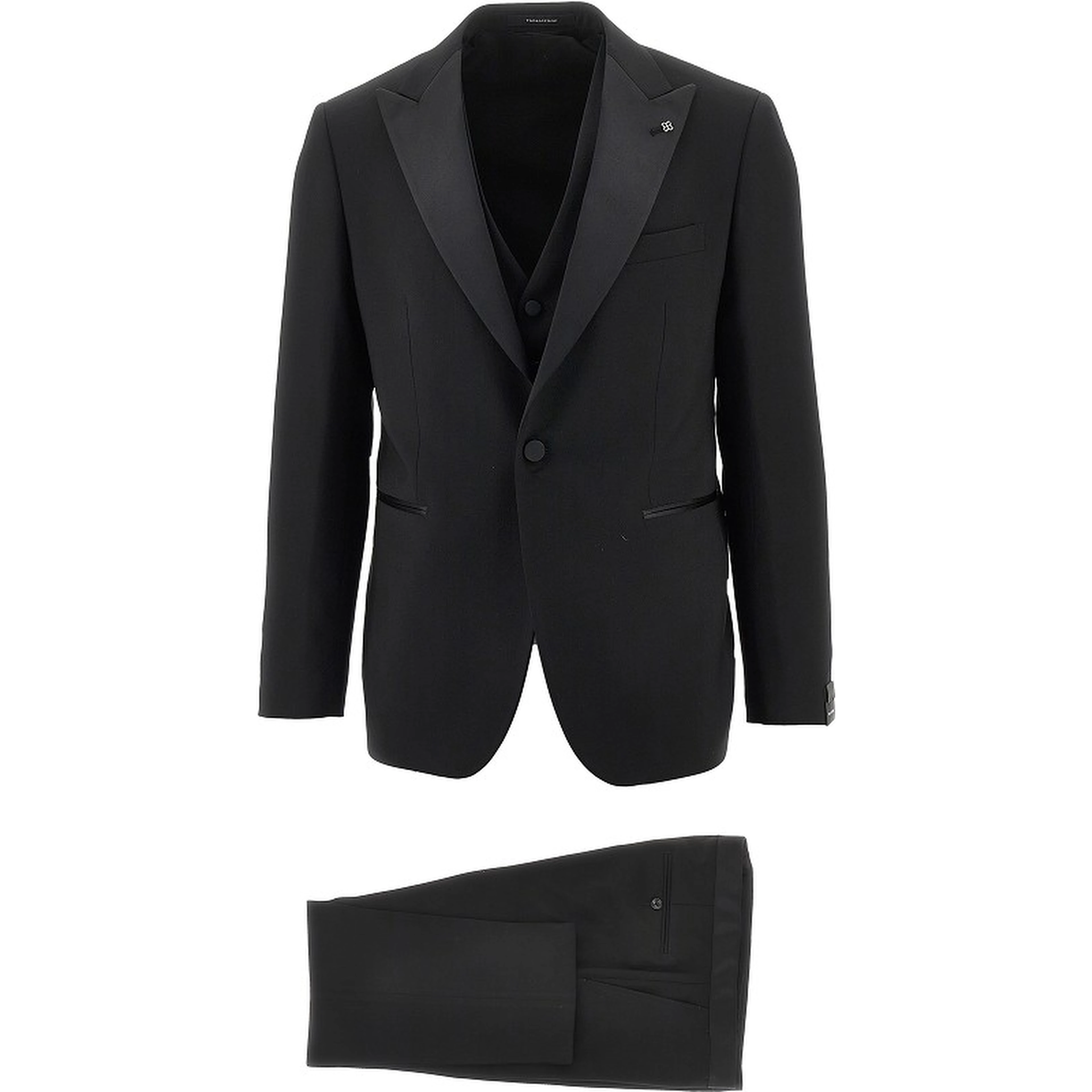 Super 120's wool tuxedo suit