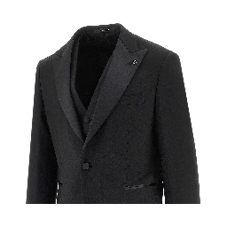 Super 120's wool tuxedo suit