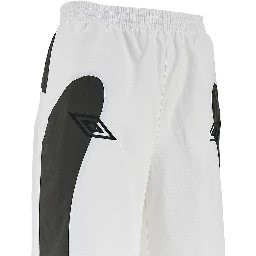 Technical ripstop pants with logo embroidery