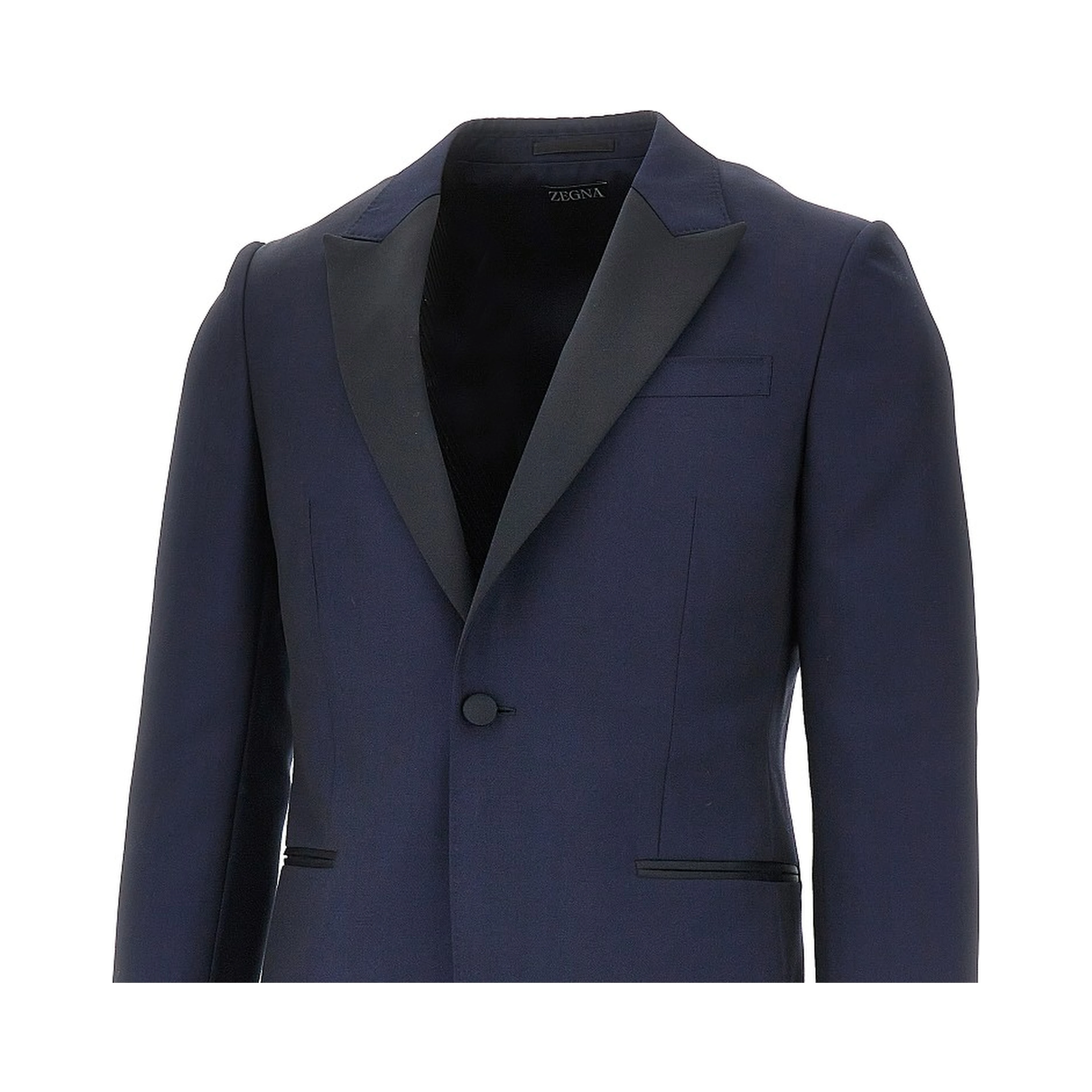 Wool and mohair evening tailored suit