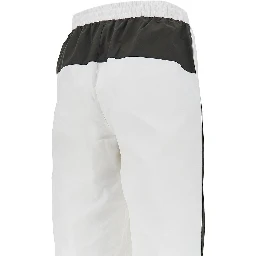 Technical ripstop pants with logo embroidery