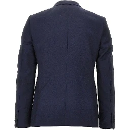 Wool and mohair evening tailored suit