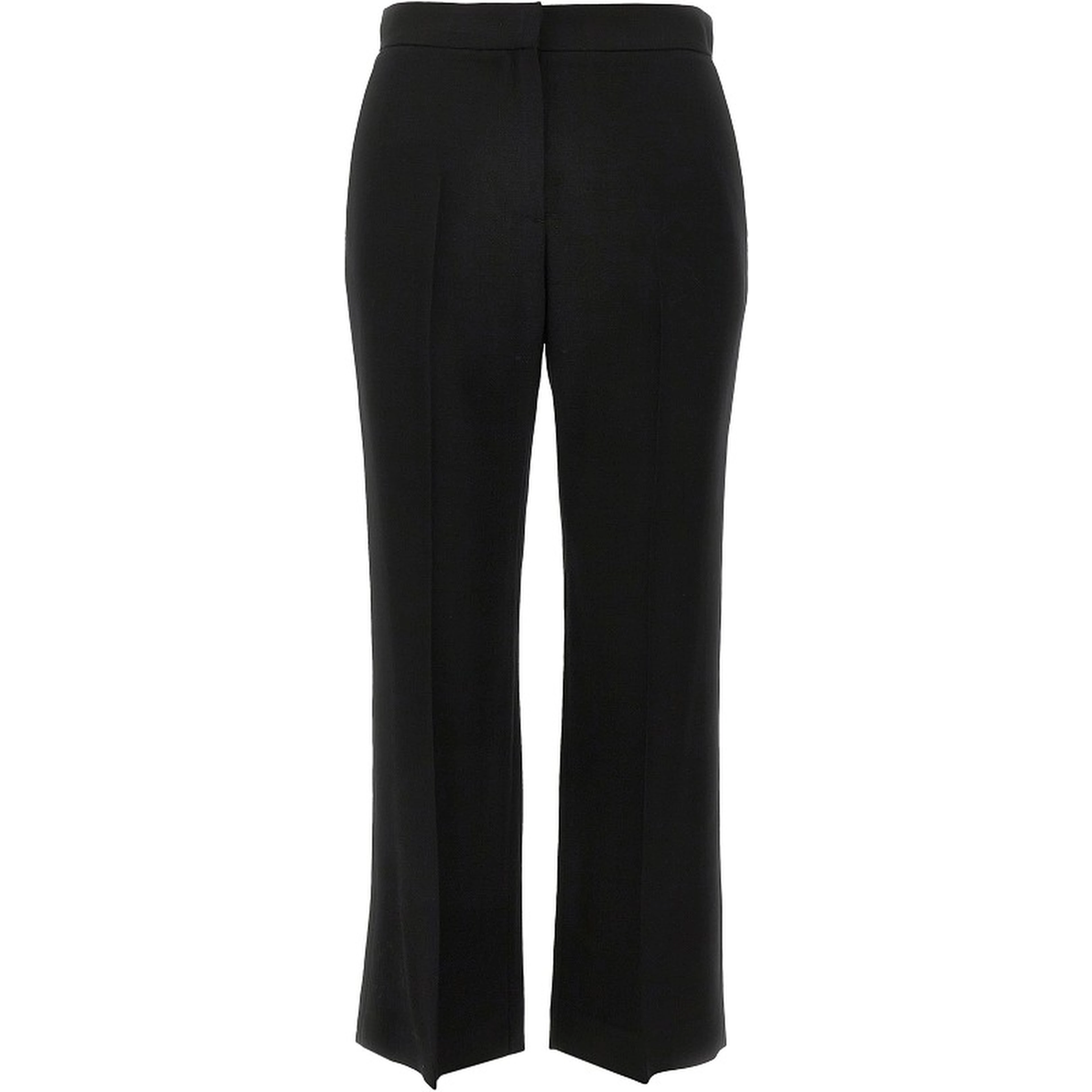 Canvas cropped straight leg pants