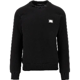 Logo plate crewneck sweatshirt