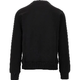 Logo plate crewneck sweatshirt