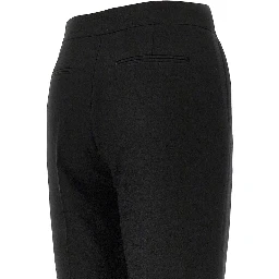 Canvas cropped straight leg pants