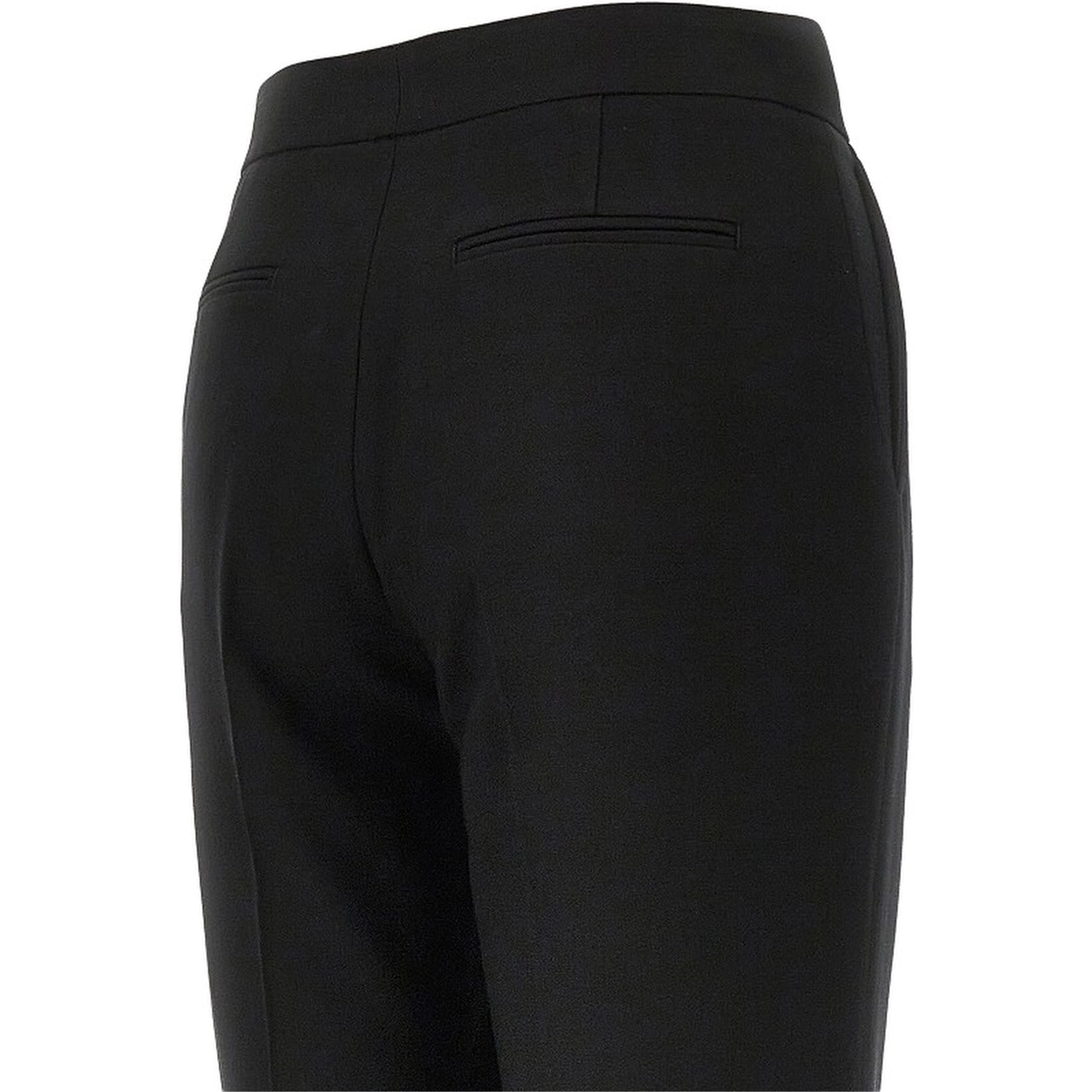 Canvas cropped straight leg pants
