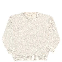 Crewneck cotton sweater