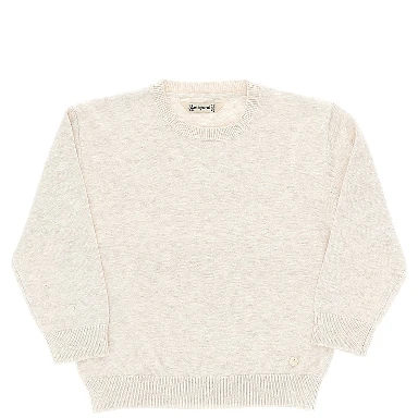 Crewneck cotton sweater