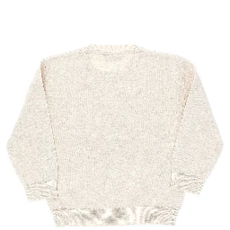 Crewneck cotton sweater