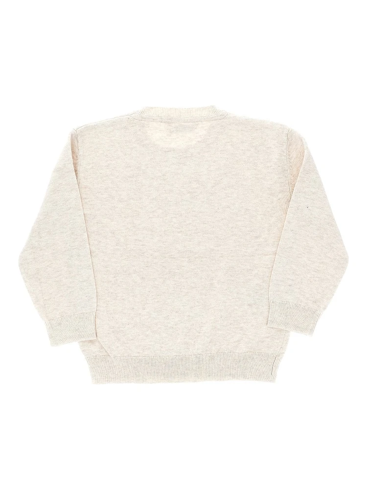 Crewneck cotton sweater alternative
