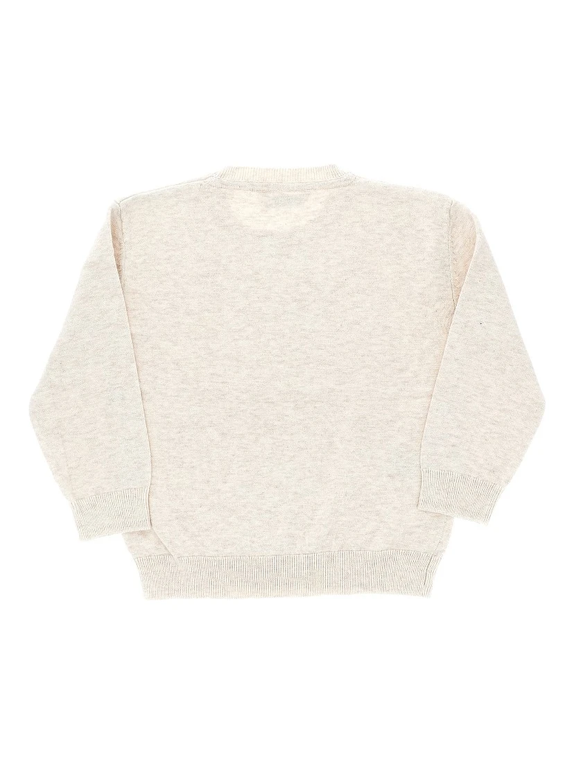 Crewneck cotton sweater