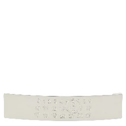 Engraved logo hair clip