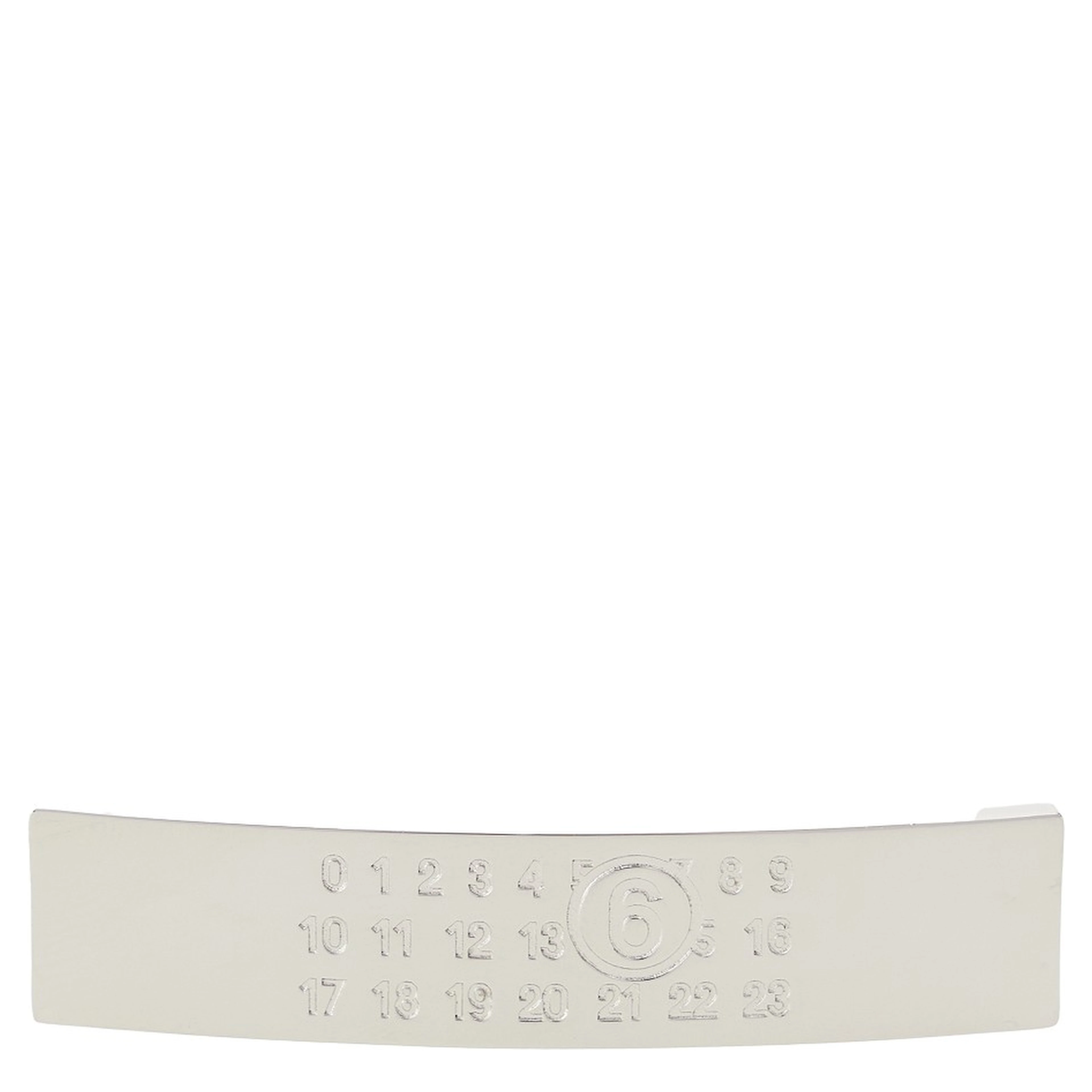 Engraved logo hair clip