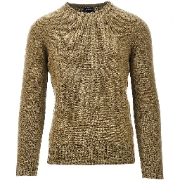 Chenille crewneck sweater
